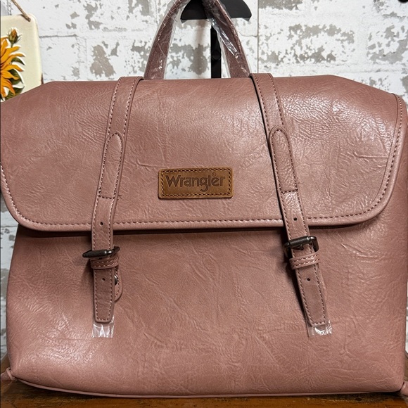Wrangler Handbags - Wrangler Dusty Pink Women's Backpack